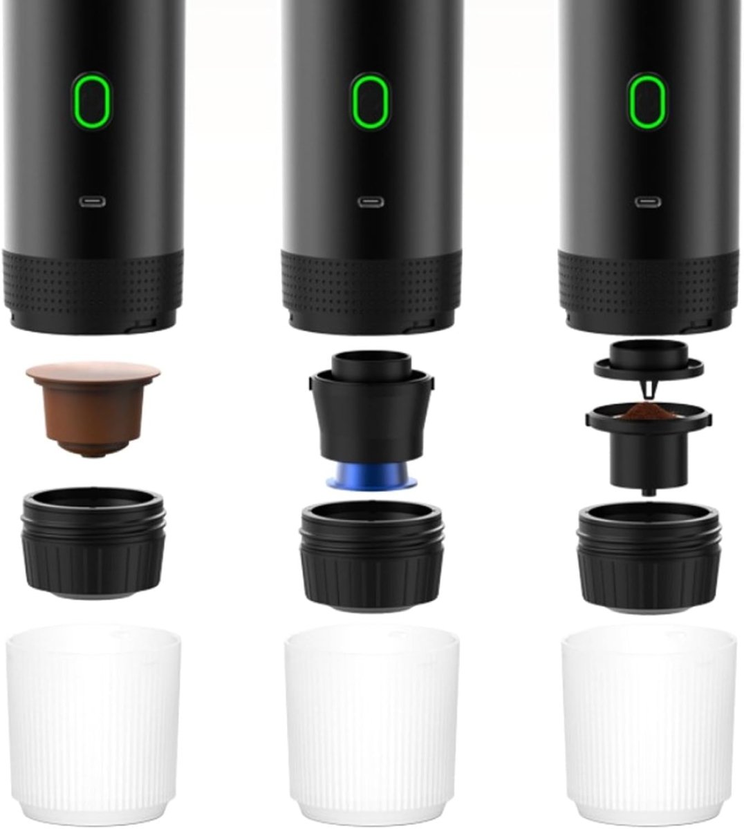 Mașină de Cafea Portabilă 3-in-1 – Ideală pentru Birou, Acasă și Exterior