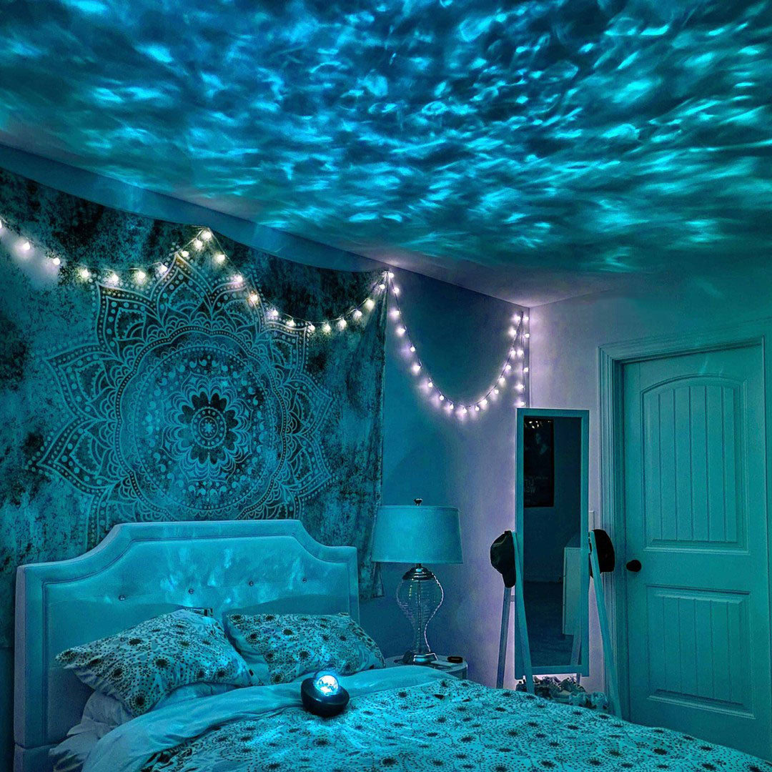 Projecteur De Lumière Galaxie — Décoration Lumineuse Et Apaisante