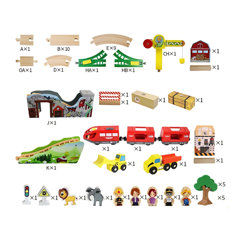 Dětská hračka s vláčkem - dobrodružství a zábava při učení