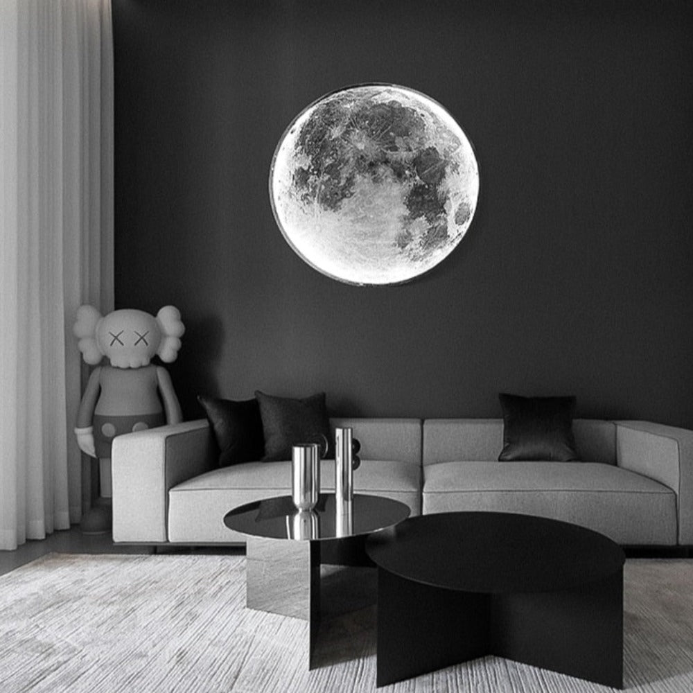 Lámpara de Pared 3D LED – Luna Para Un Ambiente Único