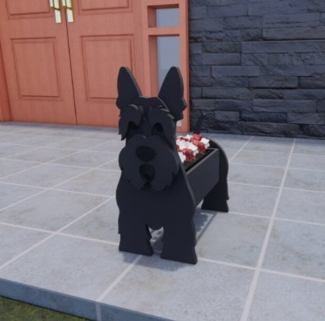 Eredeti Virágtartó — Kutya Formájú