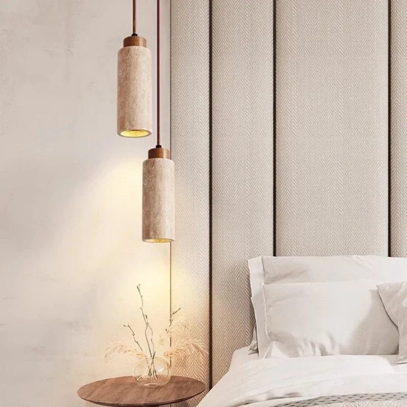 מנורת תלויה מאבן טבעית – אלגנטיות ואותנטיות