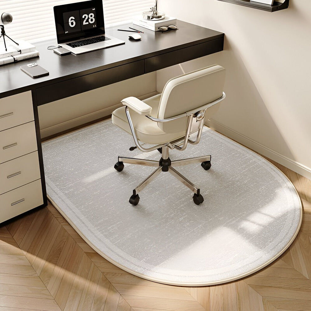 Oval non-slip carpet for bedrooms and offices - Floor safety & neat finish