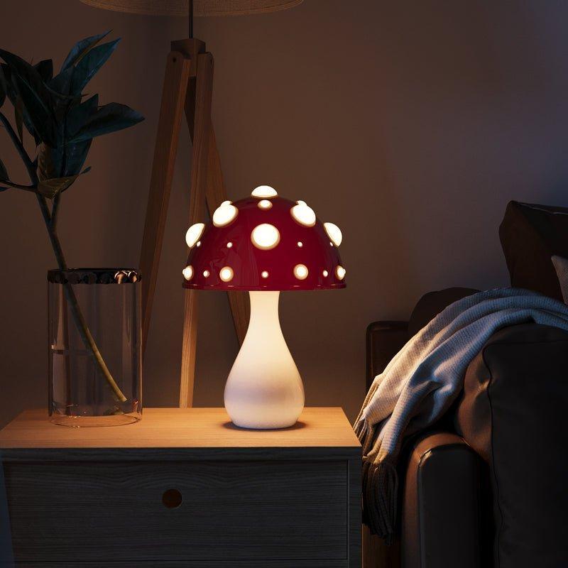 Mushroom Table Lamp – Soft Lighting and Original Style