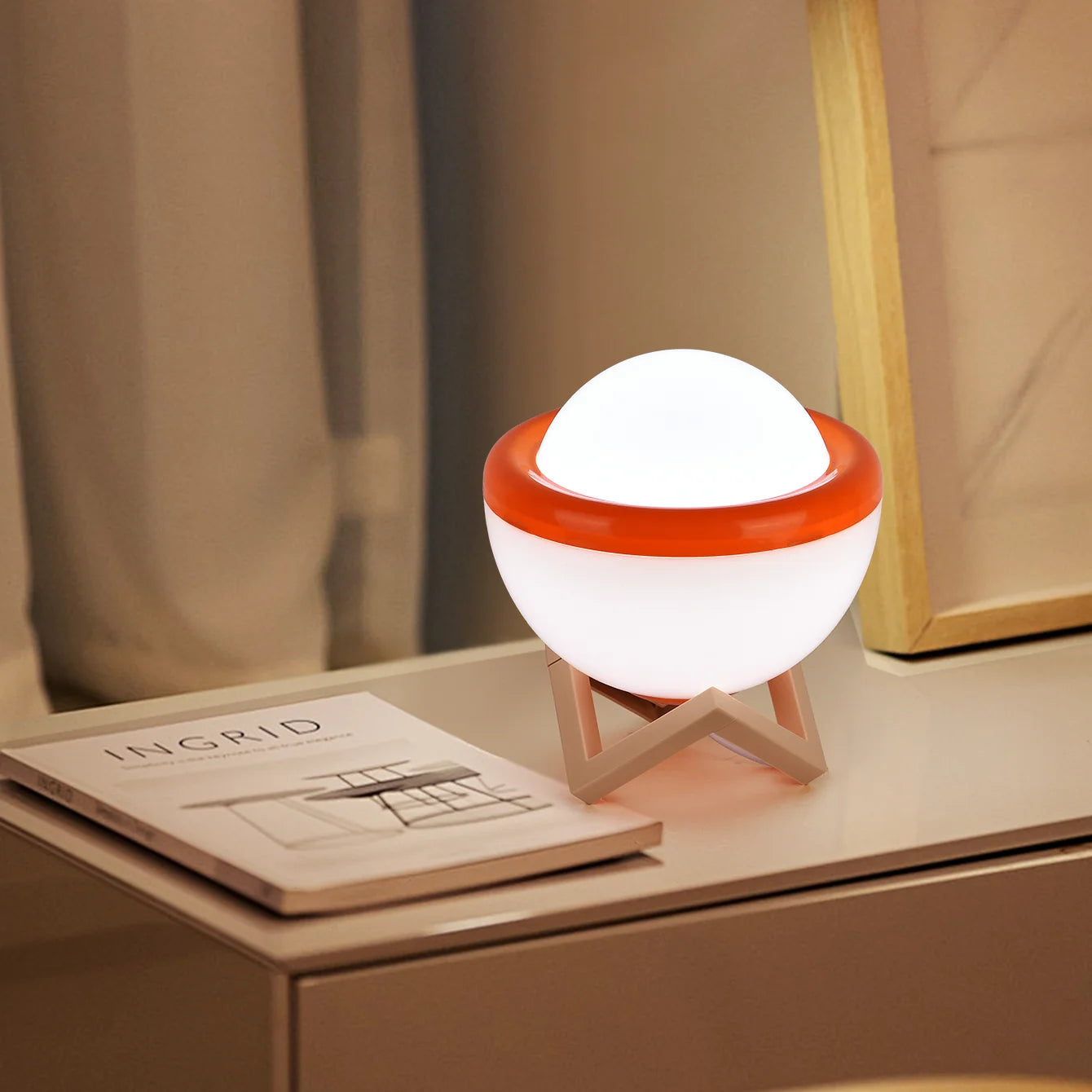 מנורת לילה בסגנון קלאסי – אלגנטיות ורכות מוארת