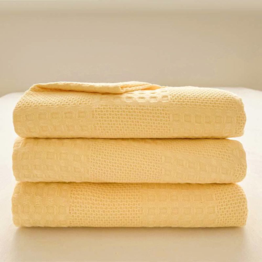 Luxuriöse Waffel-Decke – Bequemer Komfort und natürliche Eleganz