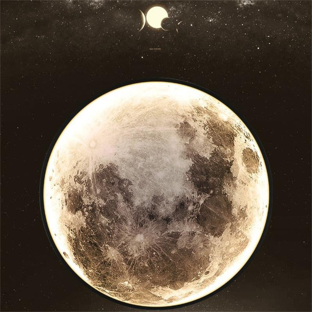 Lámpara de Pared 3D LED – Luna Para Un Ambiente Único