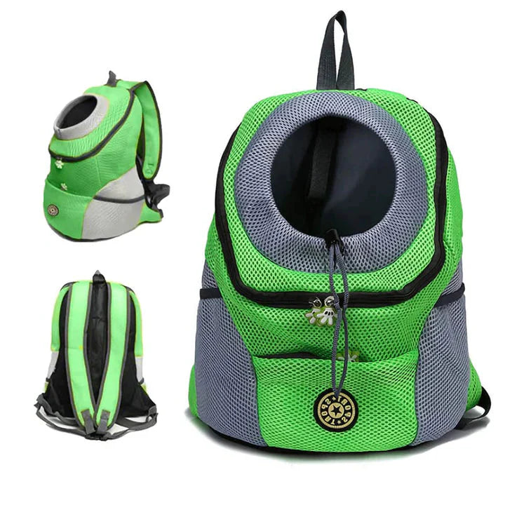 حقيبة ظهر حيوانات – نافذة شفافة ومساحة داخلية كبيرة