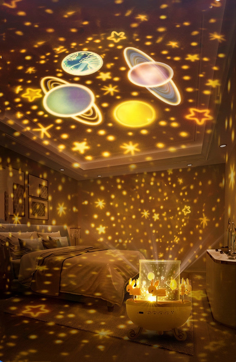 Nattljus Projektor — Stjärnhimmel I Ljus