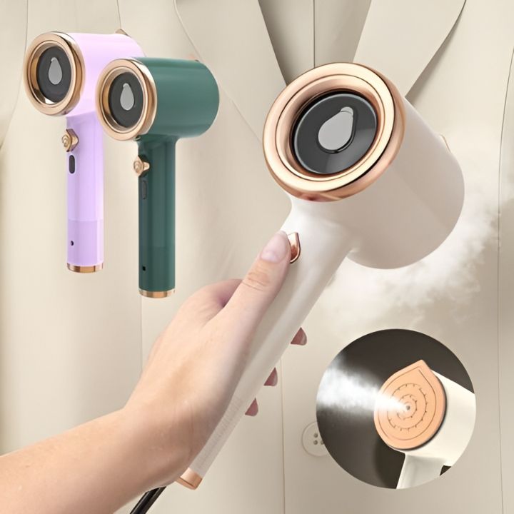 مكواة بخارية محمولة قابلة للشحن عبر USB — مدمجة وسهلة الحمل