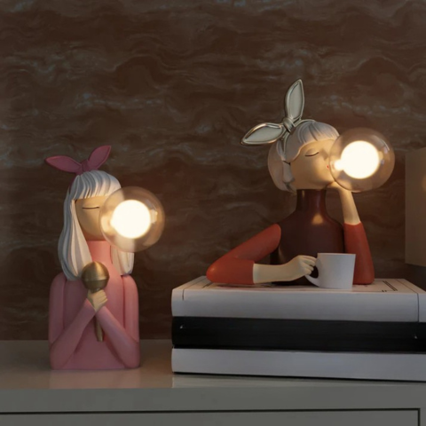 Ręcznie Wykonana Lampa Stołowa – Unikalny Design I Staranna Wykończenie