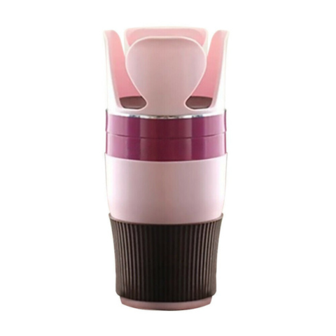 Rotating Car Cup Holder Organizer - Space Saving & Comfortable To Drive