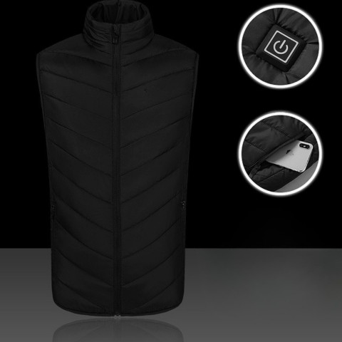 Unisex Warming Vest - Adjustable Temperature & Modern Style