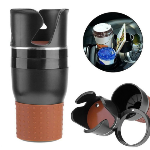 Rotating Car Cup Holder Organizer - Space Saving & Comfortable To Drive