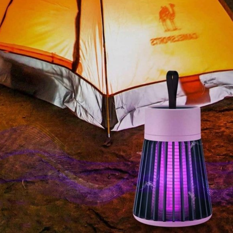 Přenosná lampa proti hmyzu - účinná ochrana a měkké světlo