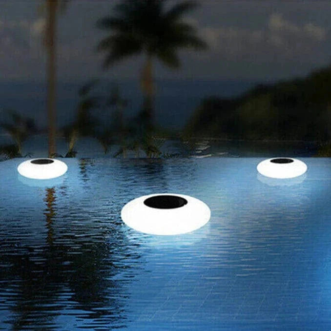 Lámpara Solar Flotante – Iluminación LED Multicolor
