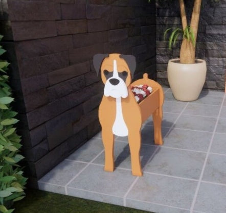 Eredeti Virágtartó — Kutya Formájú