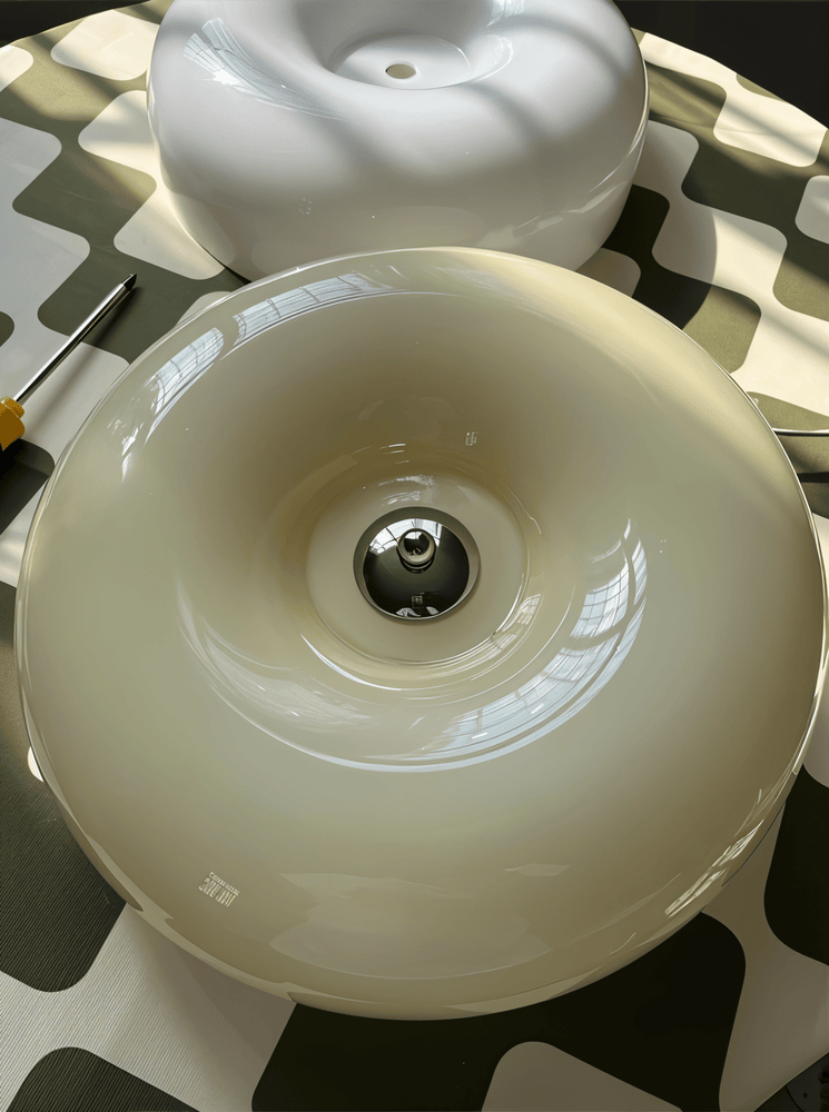 Skandinaavinen lasinen kattovalaisin - Moderni sisustus ja helppo asennus