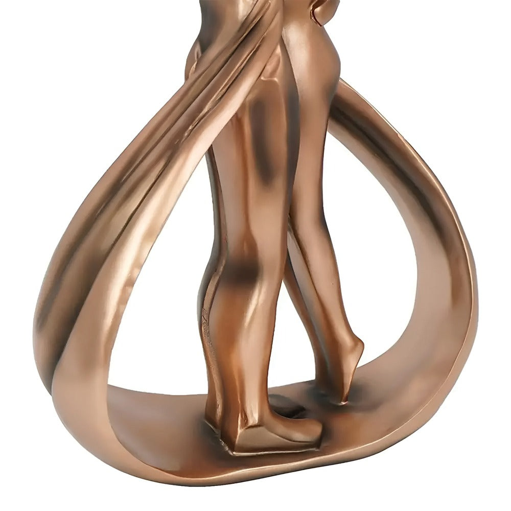 Statue Couple Amoureux — Cadeau Sentimental & Style Moderne