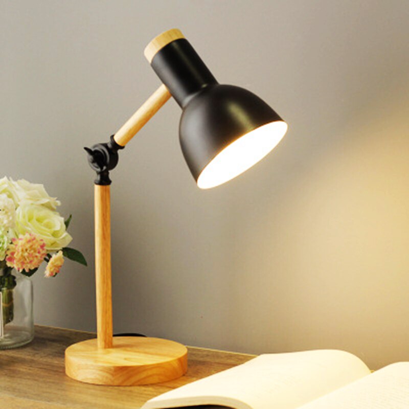 LED Skrivebordslampe – Naturlig Stil Og Nordisk Design