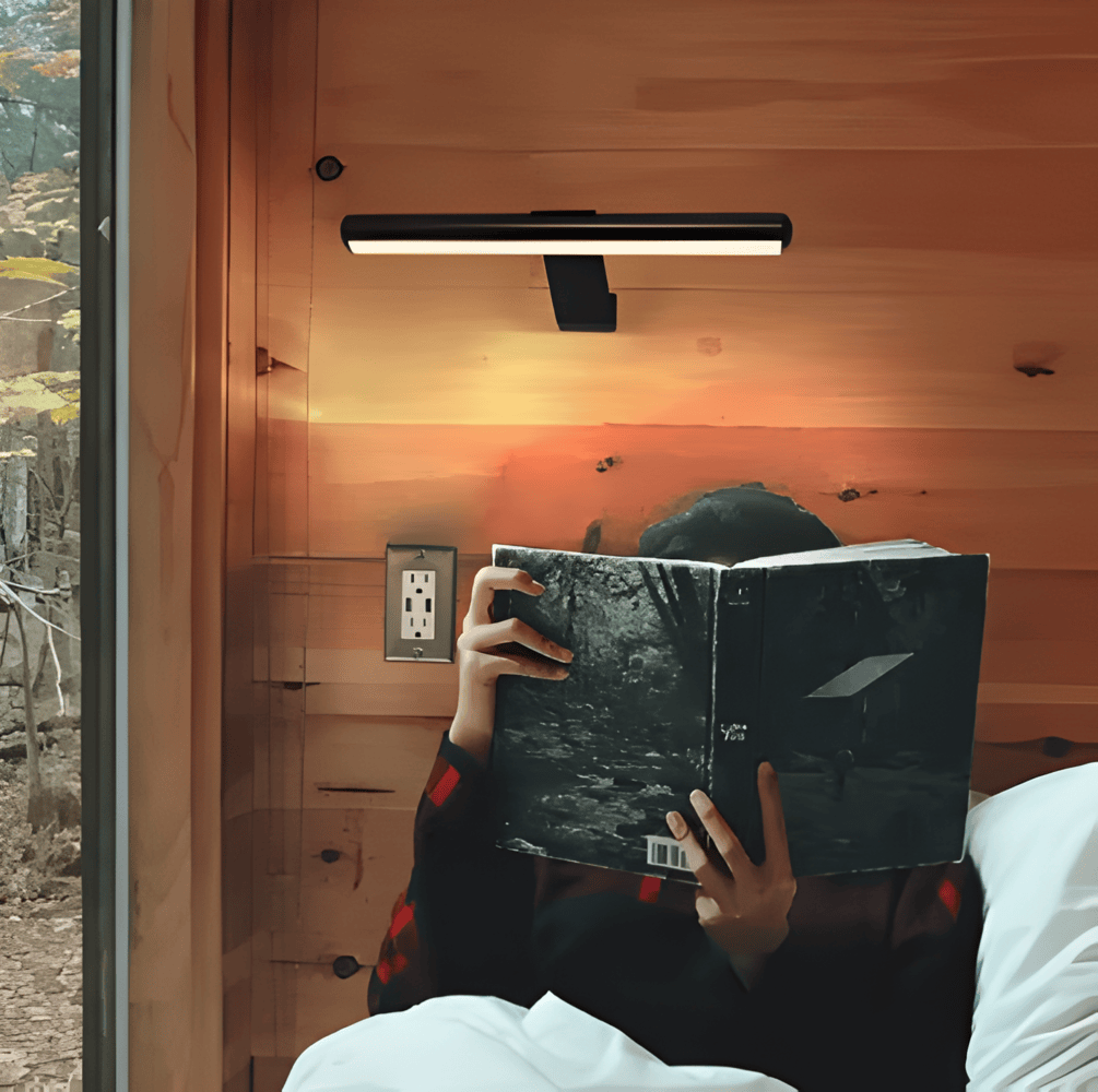 Trådlös USB-uppladdningsbar LED-vägglampa - full rotation och bekväm laddning