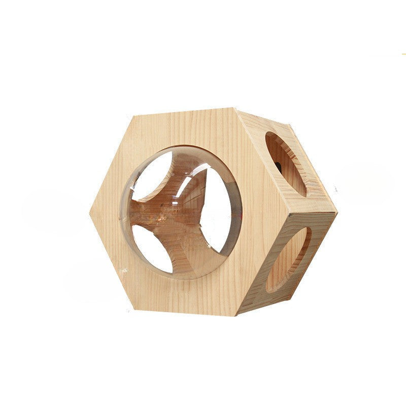 Wall Climbing Frame For Cats With Suspended Platform And Ladder