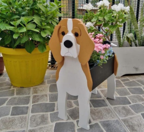 Eredeti Virágtartó — Kutya Formájú