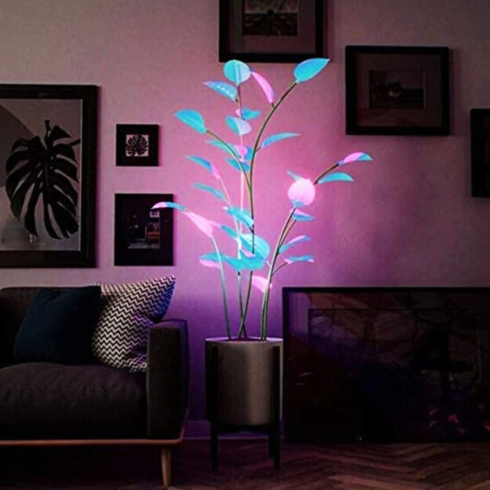 Magiczna Lampa LED w Kształcie Rośliny – Naturalna i Czarująca Atmosfera 