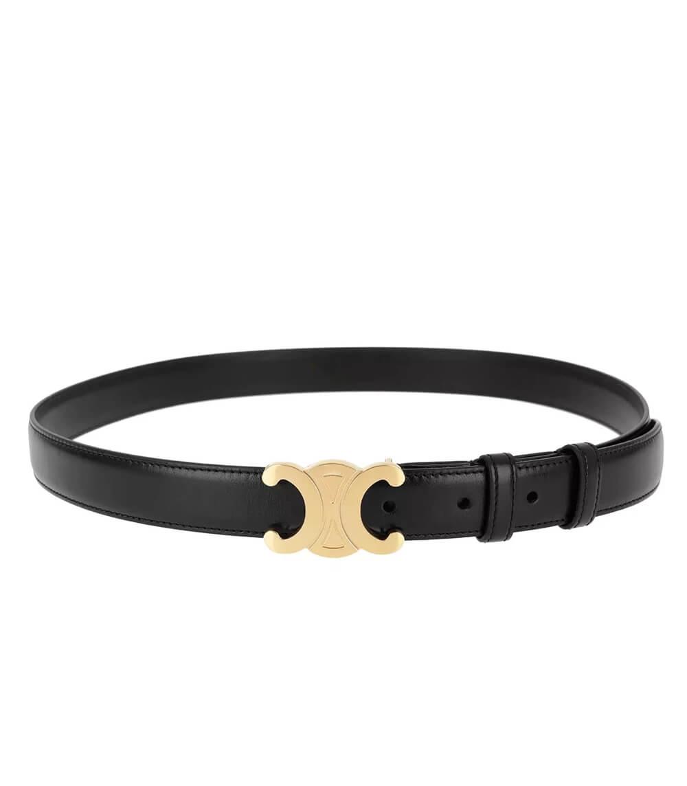 Elegant Belt – Chic Finish And Trendy Golden Buckle 