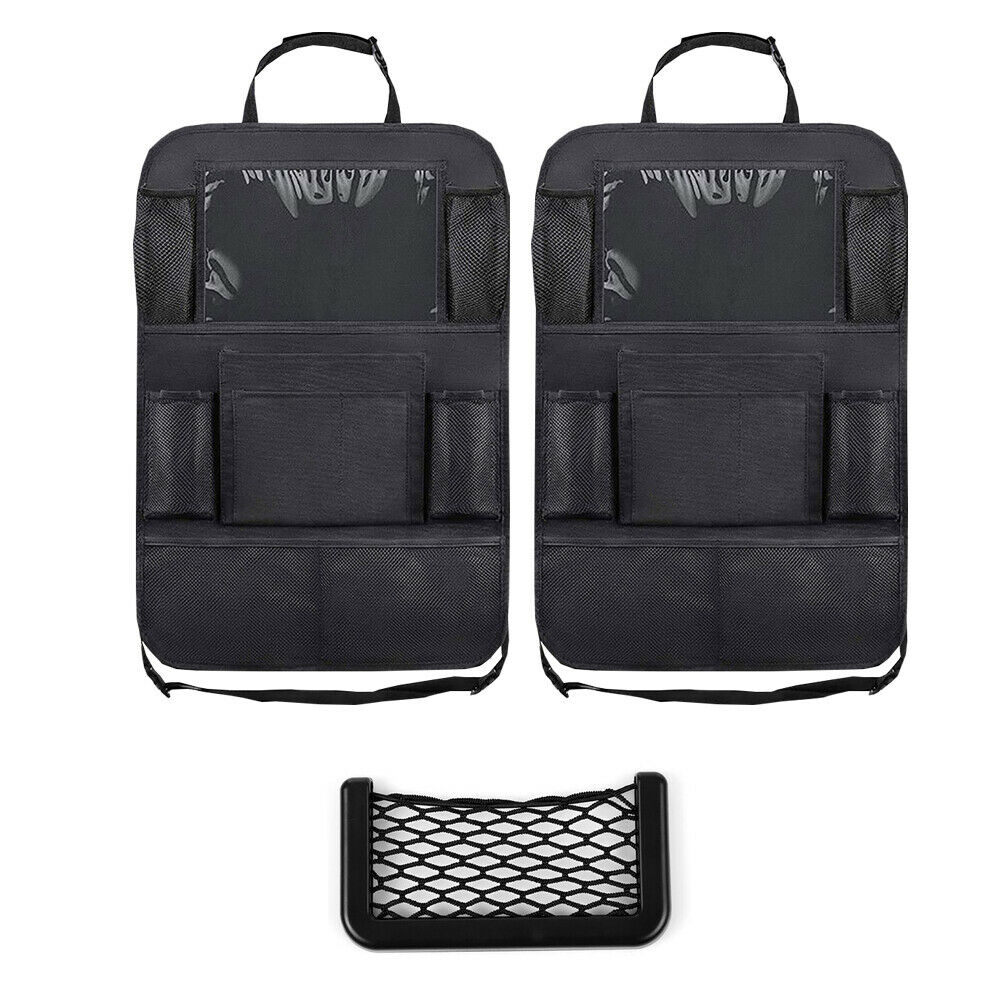 Organiserare för baksätet i bilen med hållare för surfplatta - komplett förvaring och underhållning ombord