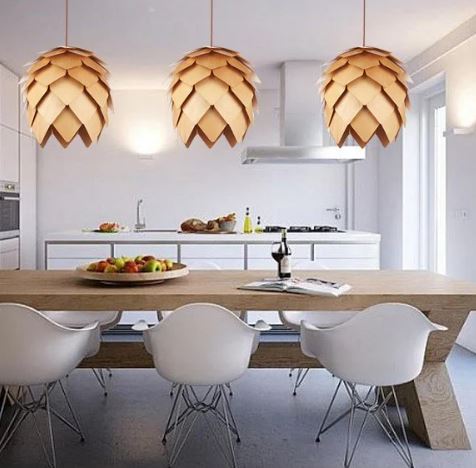 Lámpara Colgante Escultural – Diseño Inspirado En La Naturaleza 