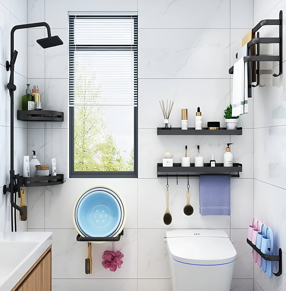 Wall-mounted designer towel rail - Modern elegance & space saving