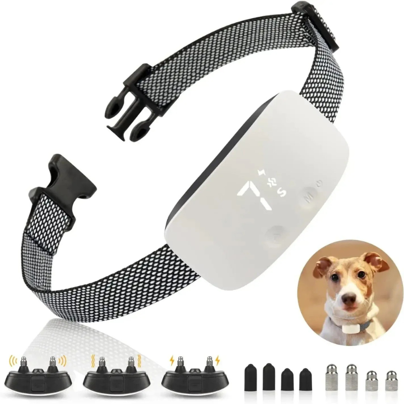 Anti-Bark Collar for Dogs – Rechargeable and Waterproof 