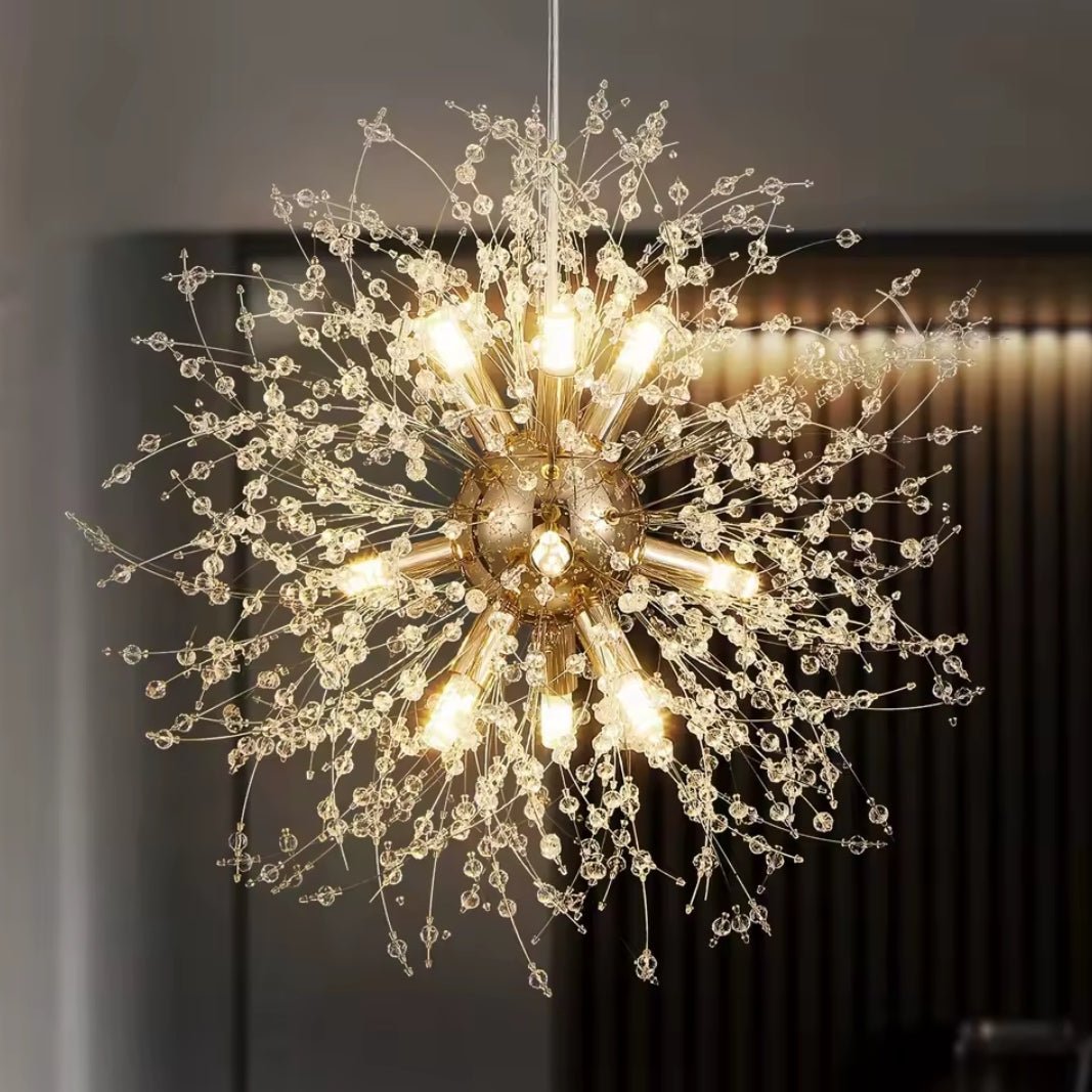 Lustre En Cristal À Suspension – Élégance Et Brillance Intemporelle