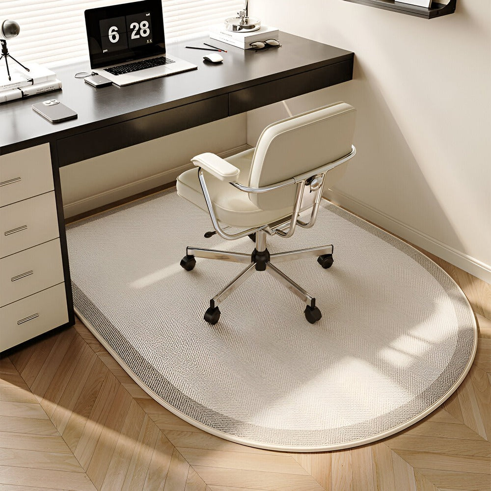 Oval non-slip carpet for bedrooms and offices - Floor safety & neat finish