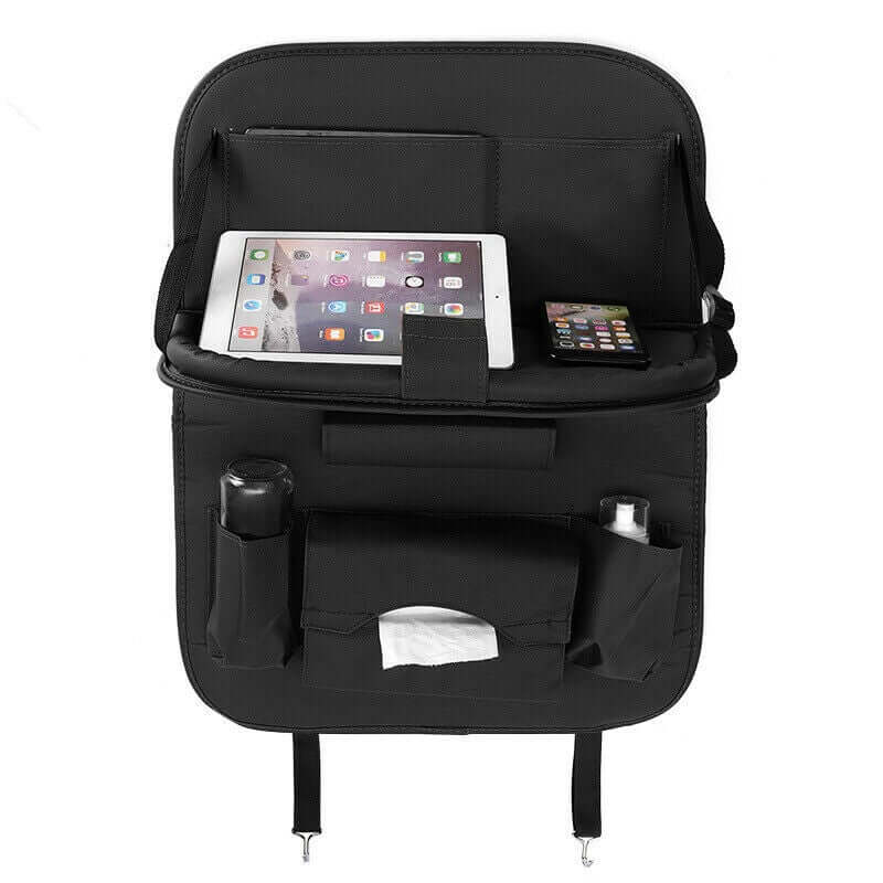 Rear Seat Organizer With Tray - Accessibility, Stability And Compact Design