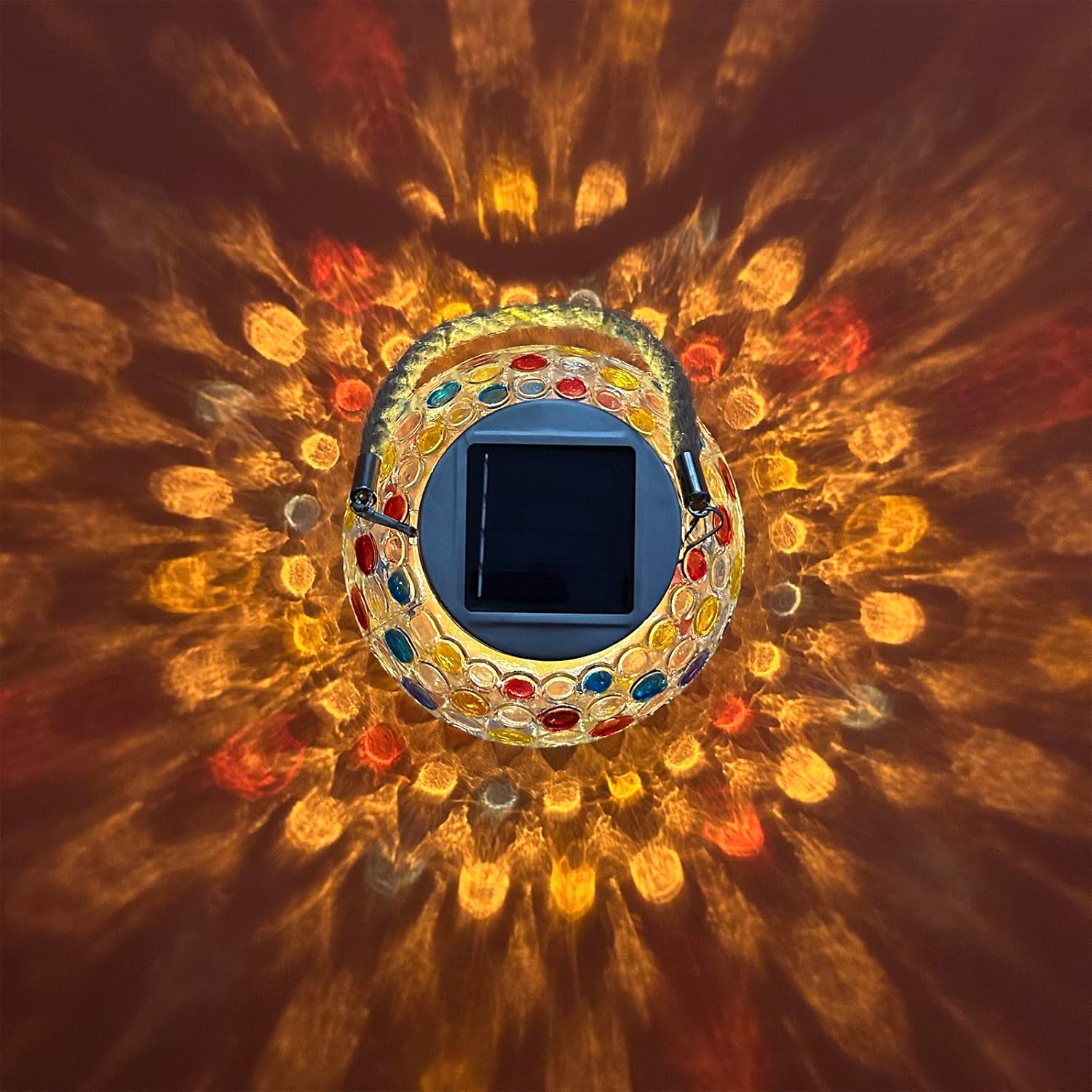 Linterna Solar Exterior — Elegancia en Vidrio 