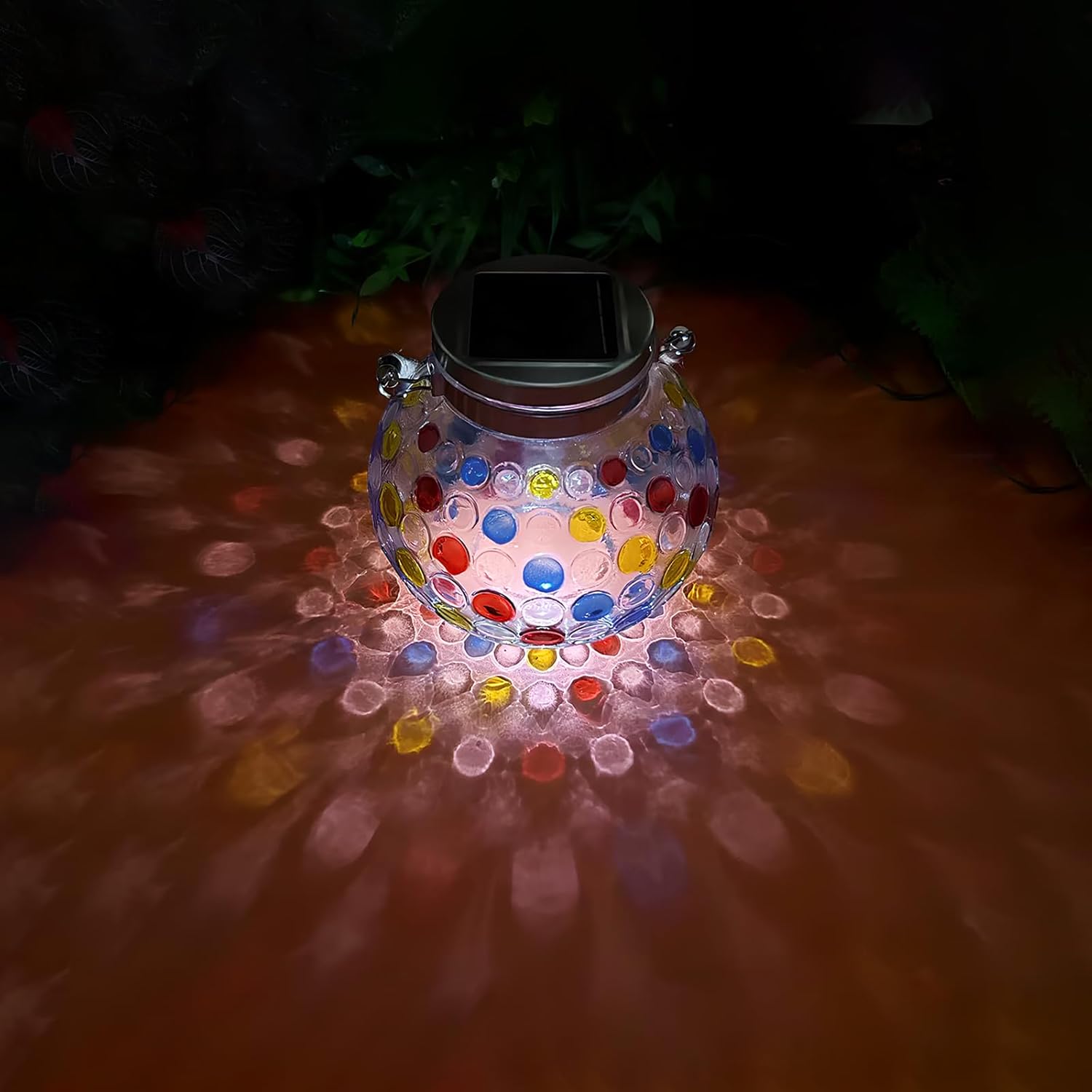 Solarlaterne für den Außenbereich — Eleganz aus Glas 