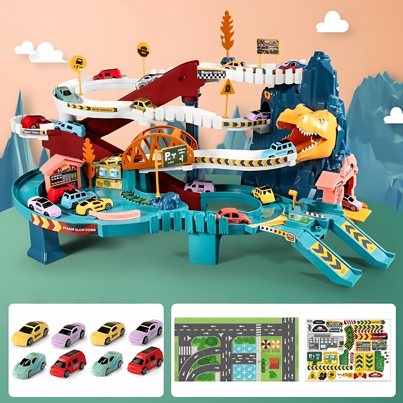 DinoRush Race Track - Diversión y desafío a toda velocidad