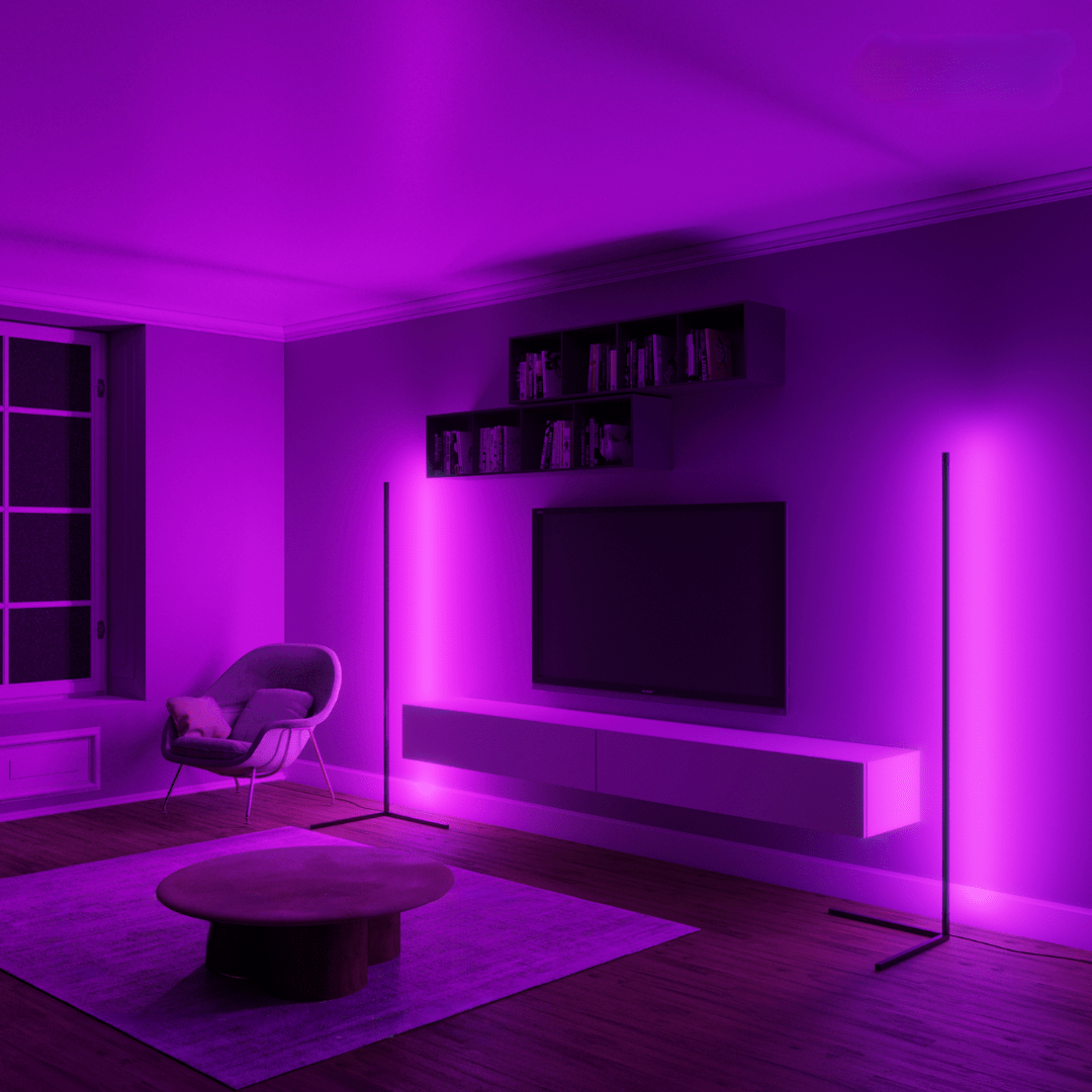 Rohová náladová lampa - Éclat Multicolore & Atmosphère Moderne