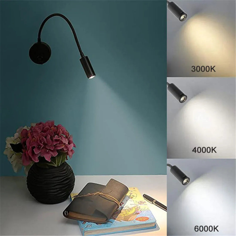Flexibilní nástěnné svítidlo LED - mobilita, elegance a cílené světlo