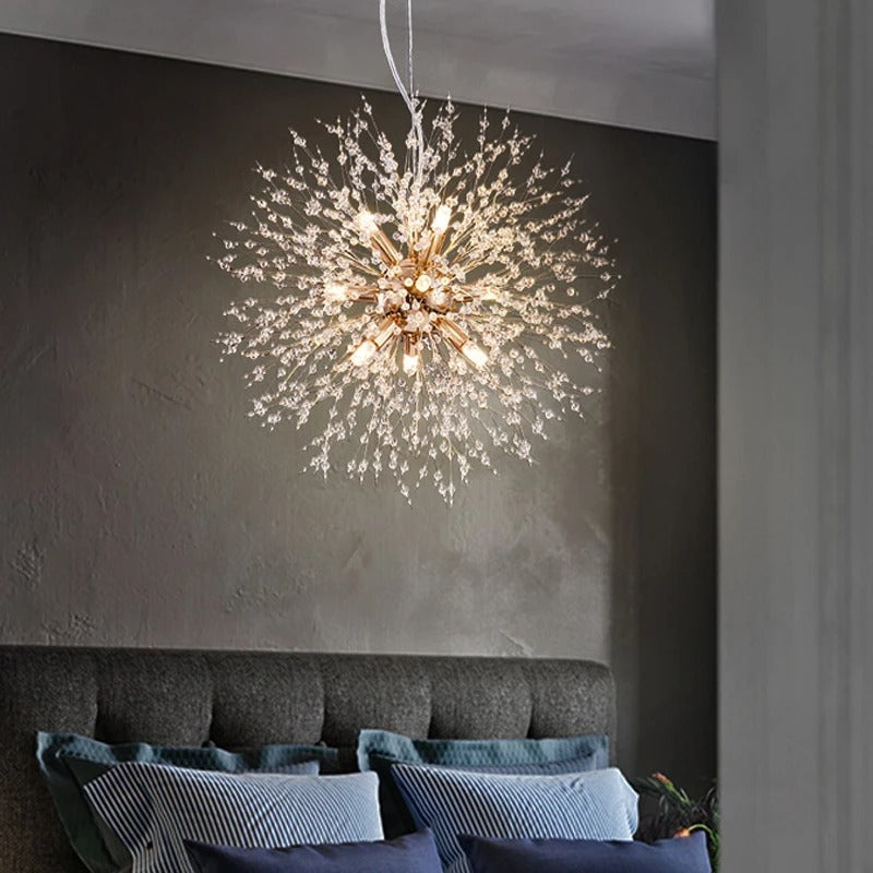 Lustre En Cristal À Suspension – Élégance Et Brillance Intemporelle