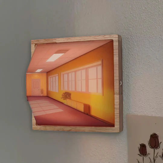 Vägglampa Dekorativ – Visuell Illusion 3D 