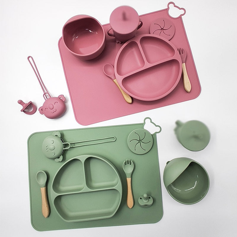 Silicone Baby Crockery Set - Gentle, Practical & Hygienic