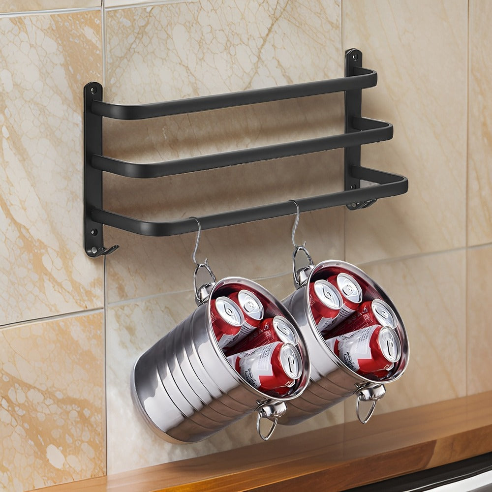 Wall-mounted designer towel rail - Modern elegance & space saving
