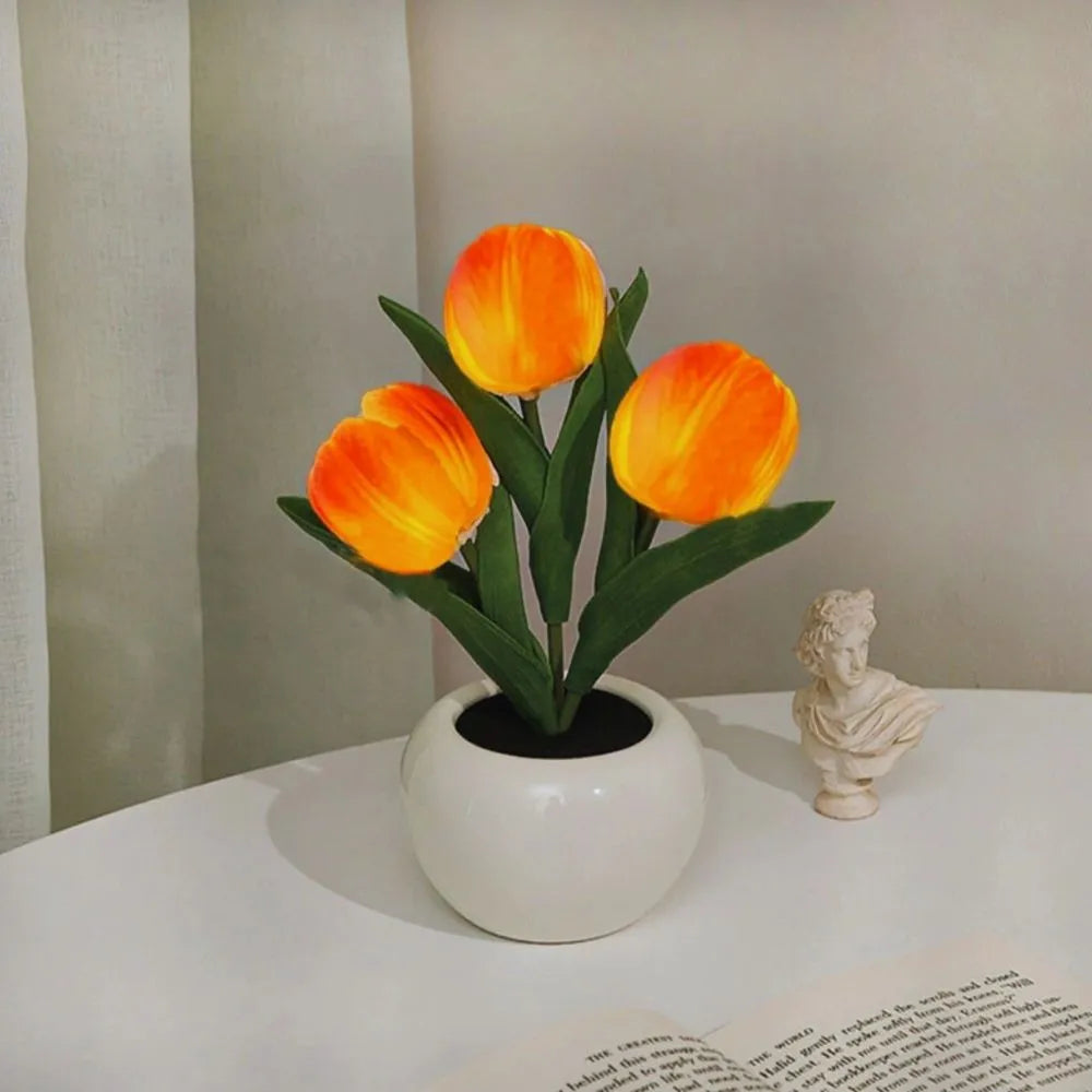 Decorative Tulip Lamp – Warm and Refined Atmosphere 