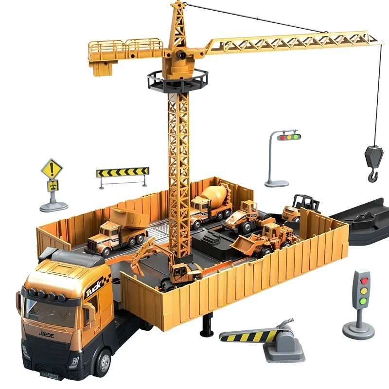 2-in-1 Construction Truck With Tools - Creativity & Interactive Play