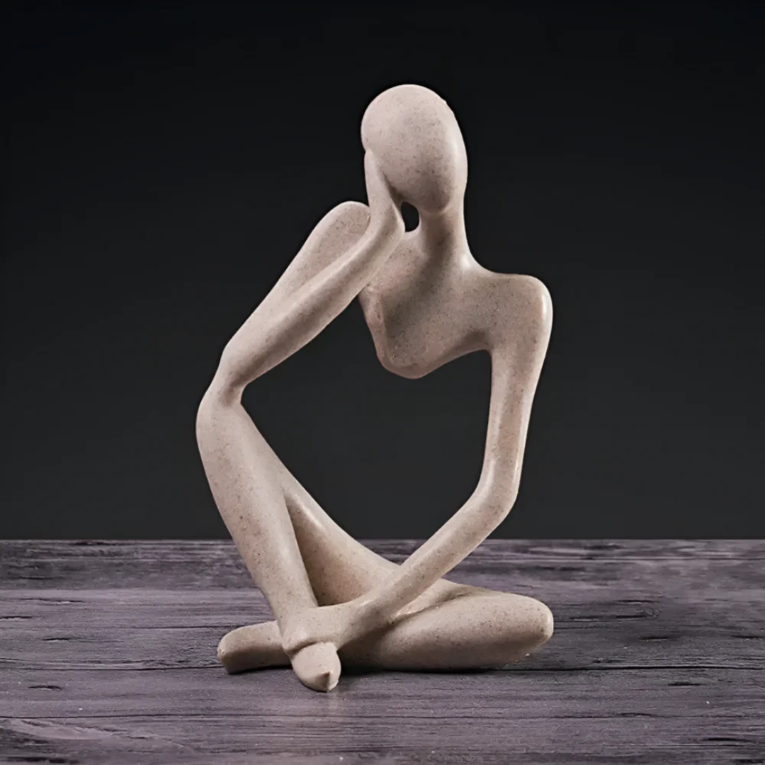 Abstract Sculpture Thinker – Contemplative Elegance and Modern Design 