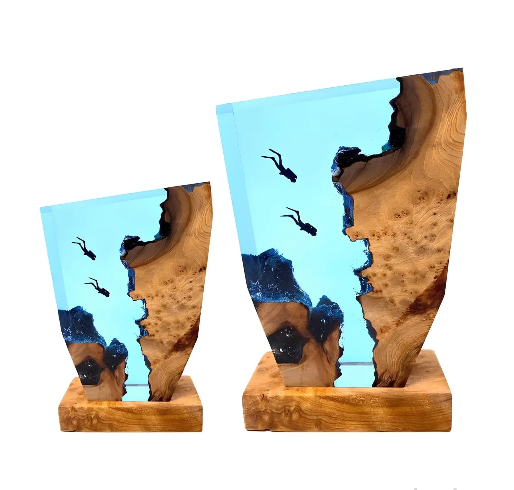 Oceanisk Bordlampa – Avkopplande Ljusdekoration 