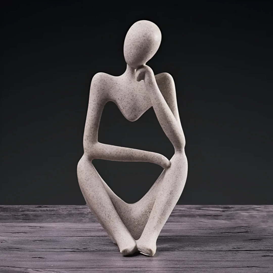 Abstract Sculpture Thinker – Contemplative Elegance and Modern Design 
